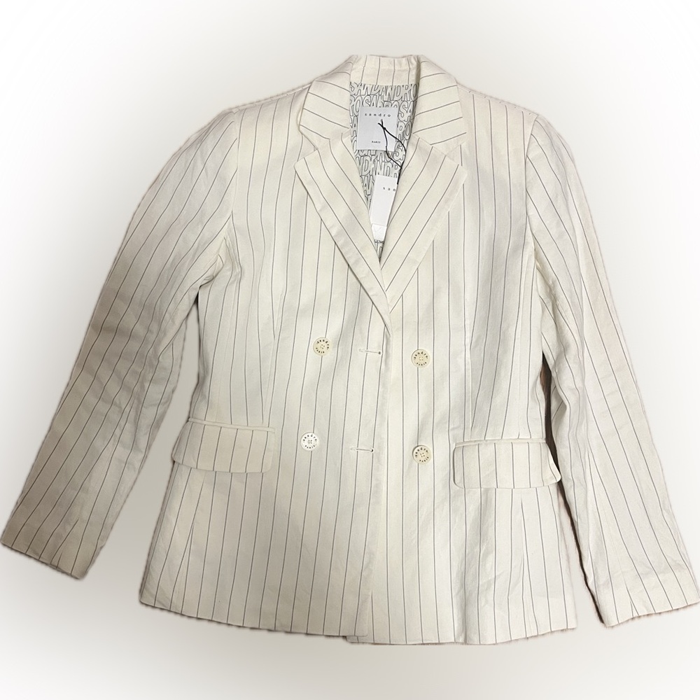 Sandro stripe jacket blazer